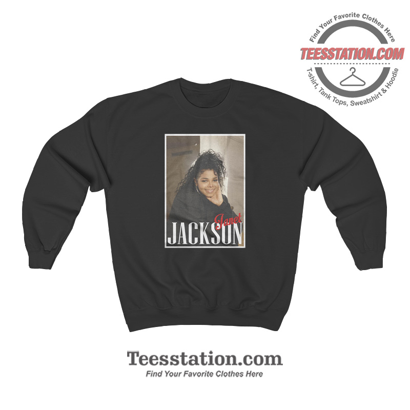 Janet Jackson Memeable Poster Sweatshirt Janet Jackson Memeable Poster Sweatshirt