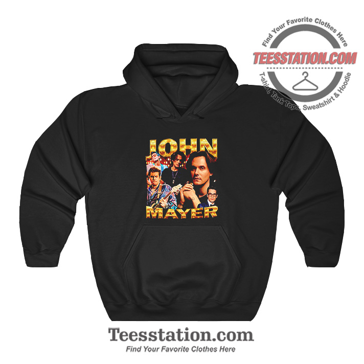John Mayer Vintage Poster Hoodie John Mayer Vintage Poster Hoodie