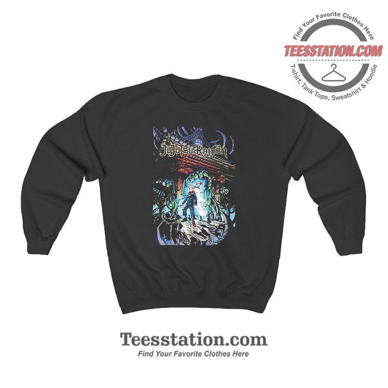 Jujutsu No Kaisen Poster Vintage Sweatshirt Jujutsu No Kaisen Poster Vintage Sweatshirt