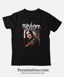 Mayhem Album Poster Parody T-Shirt