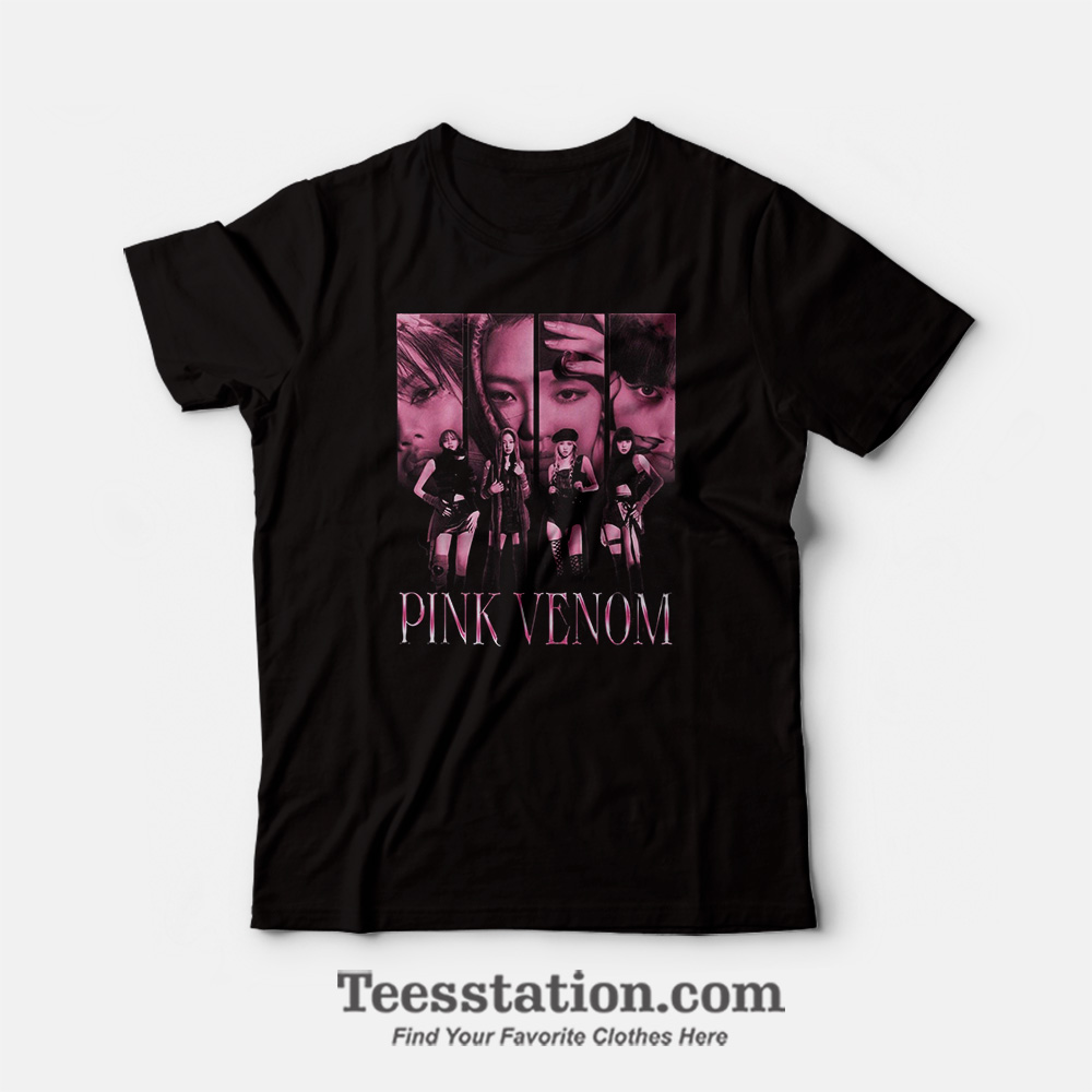 Pink Venom Black Pink Poster T-Shirt Pink Venom Black Pink Poster T-Shirt