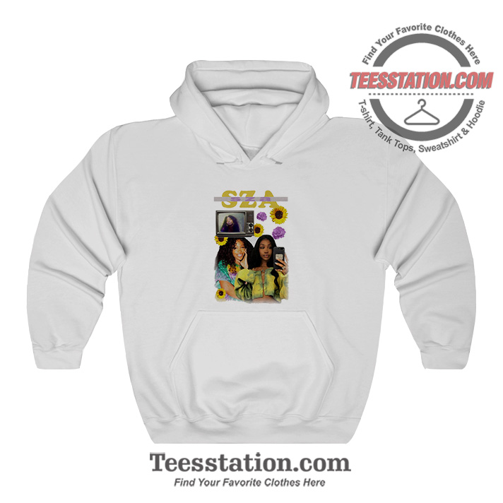 SZA Sunflowers Poster Hoodie SZA Sunflowers Poster Hoodie