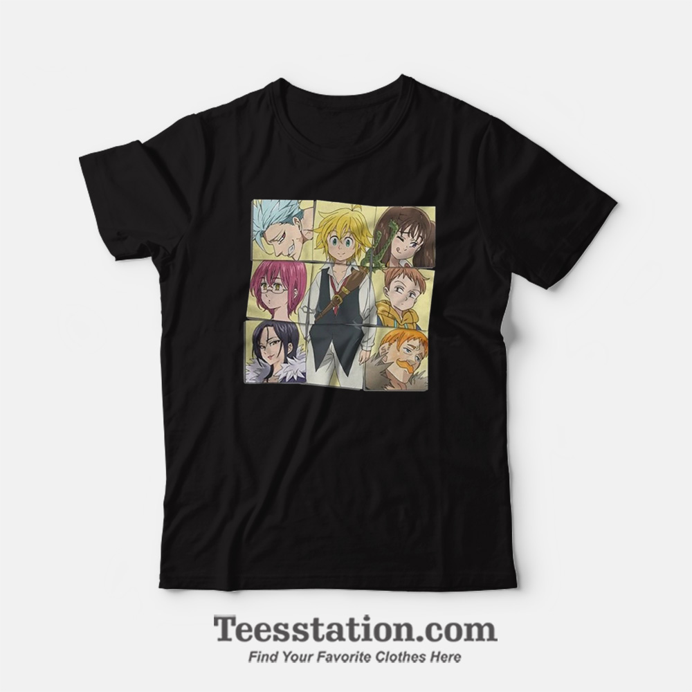 The Seven Deadly Sins Character T-Shirt The Seven Deadly Sins Character T-Shirt