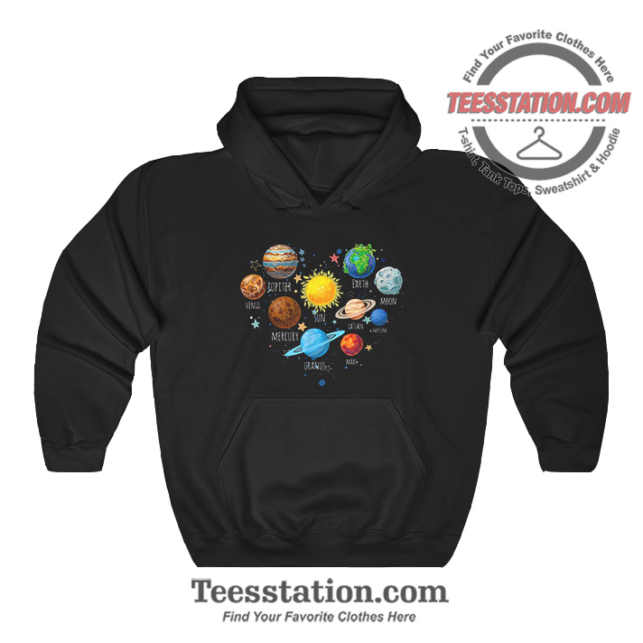 Solar System Planet Hoodie Solar System Planet Hoodie