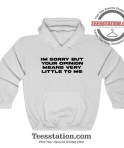 Your Opinion Means Little To Me Hoodie