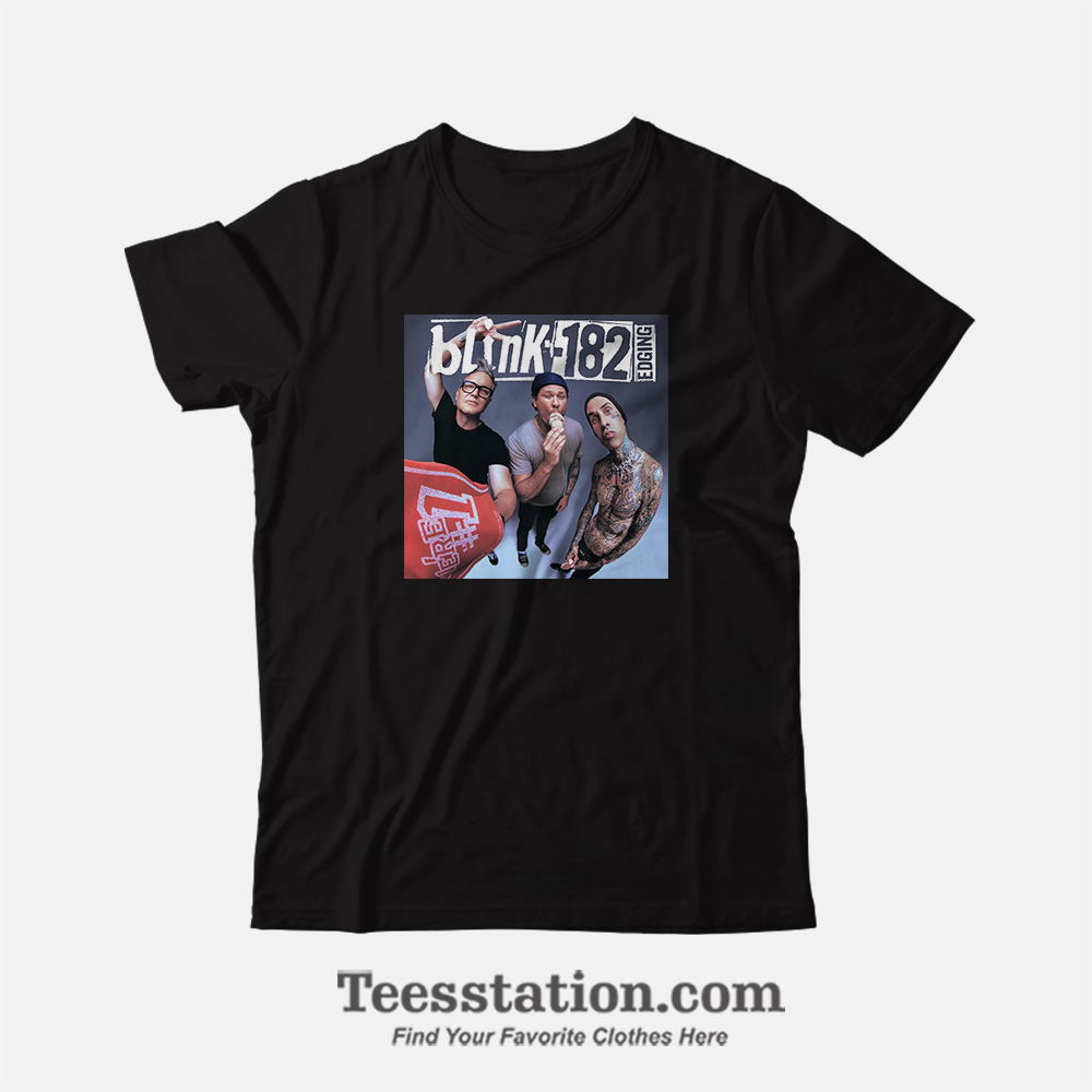 Blink-182 Edging Album Cover T-Shirt Blink-182 Edging Album Cover T-Shirt