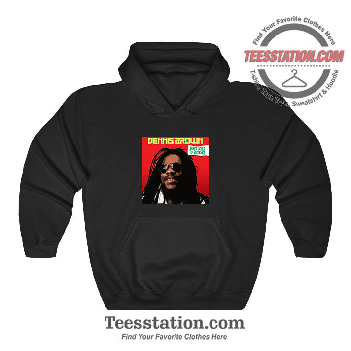 Dennis Brown: Bobby Socks To Stockings Album Hoodie Dennis Brown: Bobby Socks To Stockings Album Hoodie