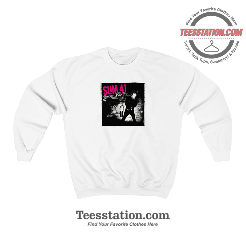 Sum 41: Underclass Hero Album Cover Sweatshirt Sum 41: Underclass Hero Album Cover Sweatshirt