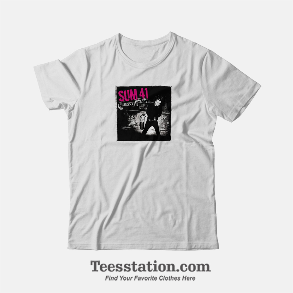 Sum 41: Underclass Hero Album Cover T-Shirt Sum 41: Underclass Hero Album Cover T-Shirt