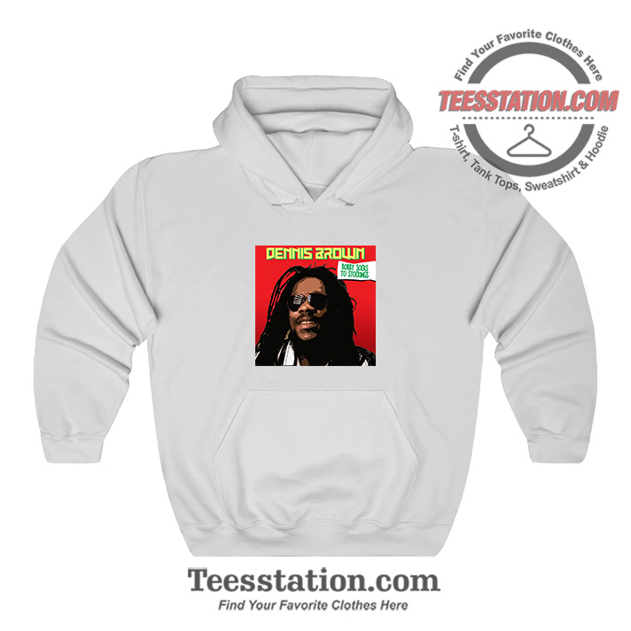 Dennis Brown: Bobby Socks To Stockings Album Hoodie Dennis Brown: Bobby Socks To Stockings Album Hoodie