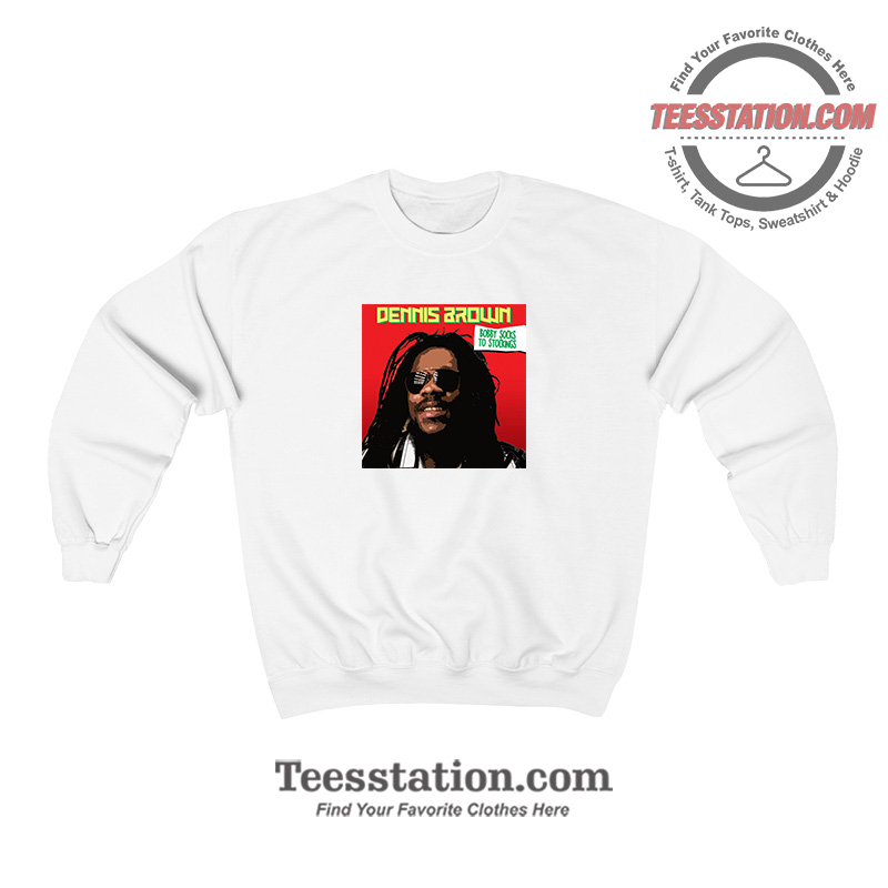 Dennis Brown: Bobby Socks To Stockings Album Sweatshirt Dennis Brown: Bobby Socks To Stockings Album Sweatshirt