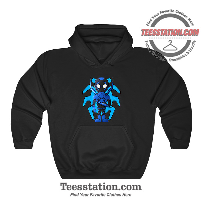 Justice League Blue Beetle Characters Hoodie Justice League Blue Beetle Characters Hoodie