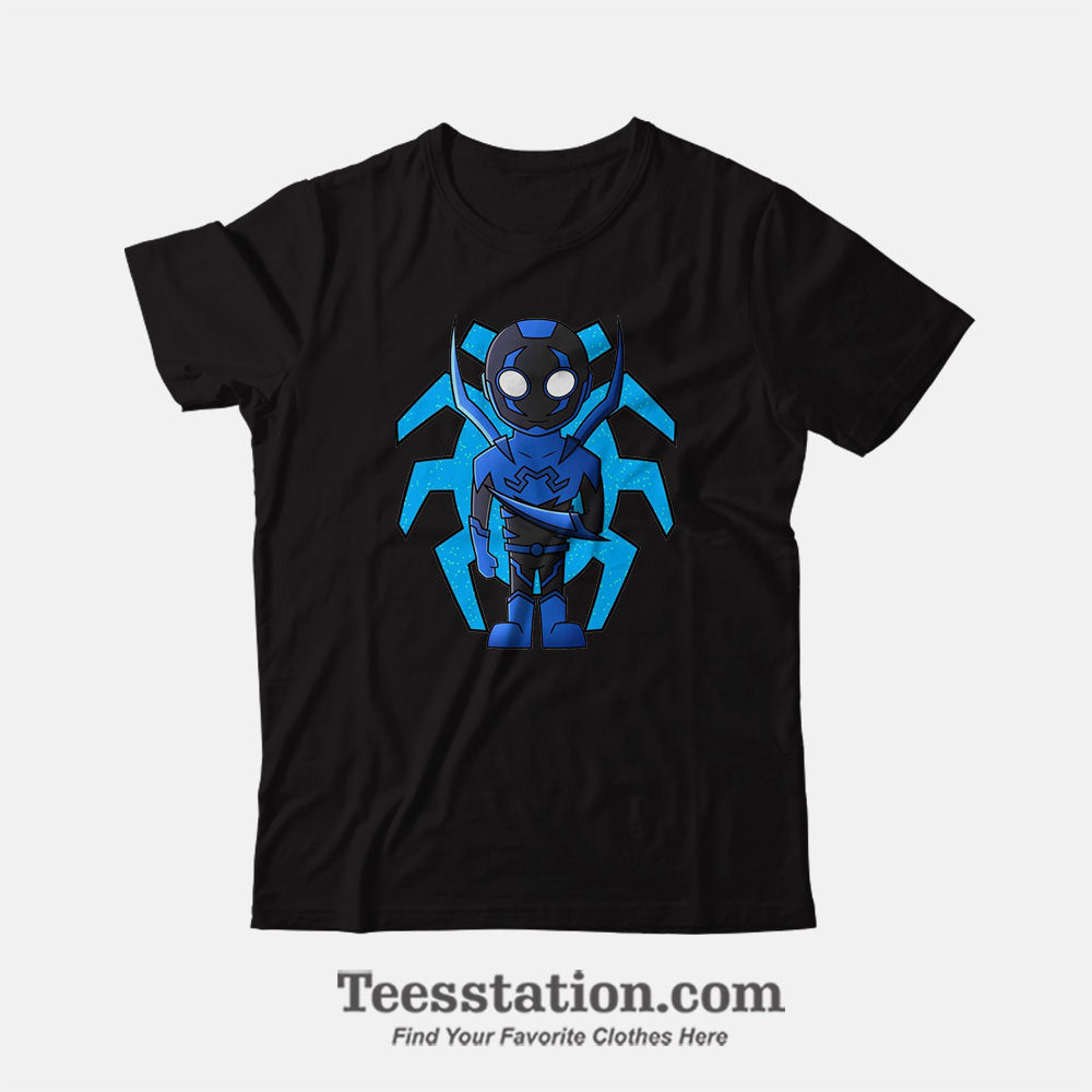Justice League Blue Beetle Characters T-Shirt Justice League Blue Beetle Characters T-Shirt