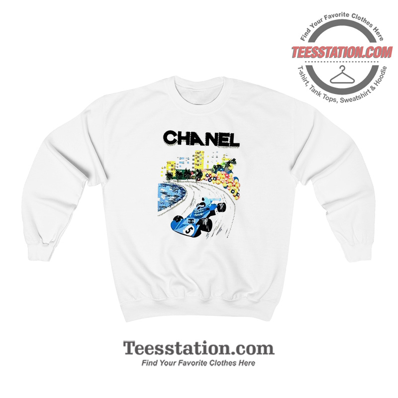 Chanel Formula 1 Parody Sweatshirt For Unisex Chanel Formula 1 Parody Sweatshirt For Unisex