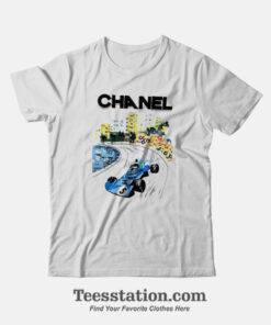 Chanel Formula 1 Parody T-Shirt For Unisex