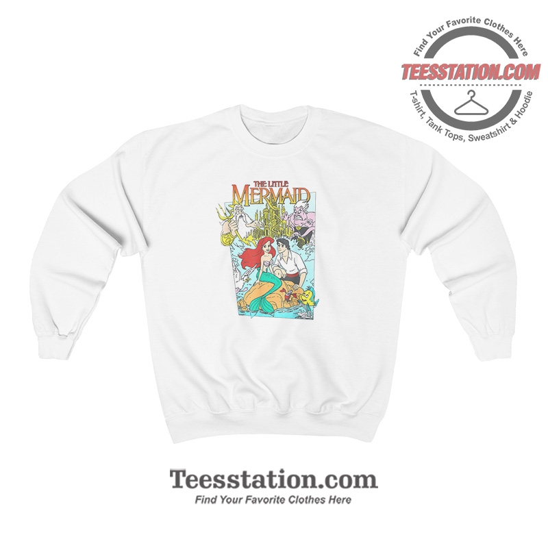 Disney The Little Mermaid Cover Graphic Sweatshirt Disney The Little Mermaid Cover Graphic Sweatshirt