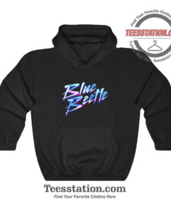 Justice League Blue Beetle Sign Hoodie