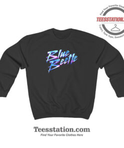 Justice League Blue Beetle Sign Sweatshirt