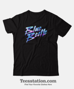 Justice League Blue Beetle Sign T-Shirt