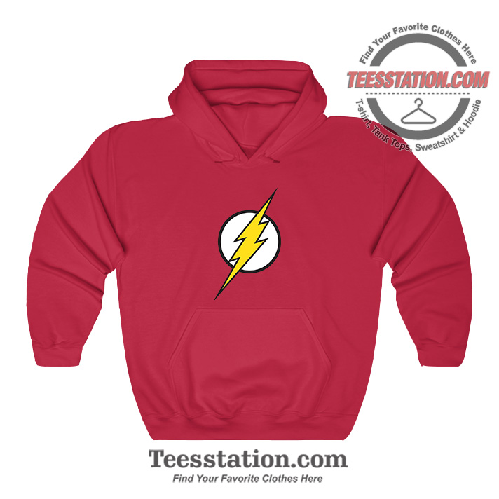 Justice League The Flash Sign Hoodie Justice League The Flash Sign Hoodie