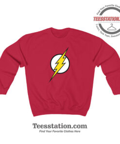 Justice League The Flash Sign Sweatshirt