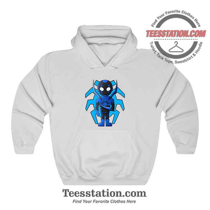 Justice League Blue Beetle Characters Hoodie Justice League Blue Beetle Characters Hoodie