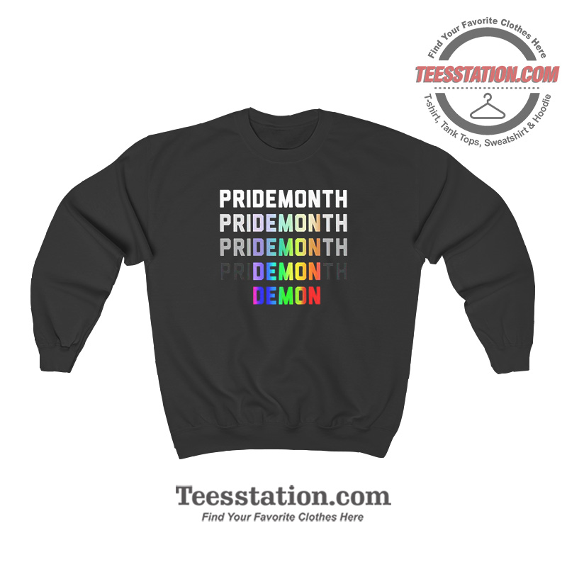 Lauren Witzke Pride Month Demon Sweatshirt Lauren Witzke Pride Month Demon Sweatshirt