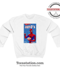 Marvel Spider Verse Spidey Eat Cereal Sweatshirt