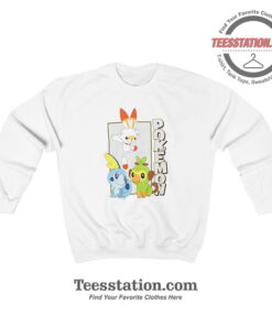Pokemon Galar Region Starters Youth Sweatshirt