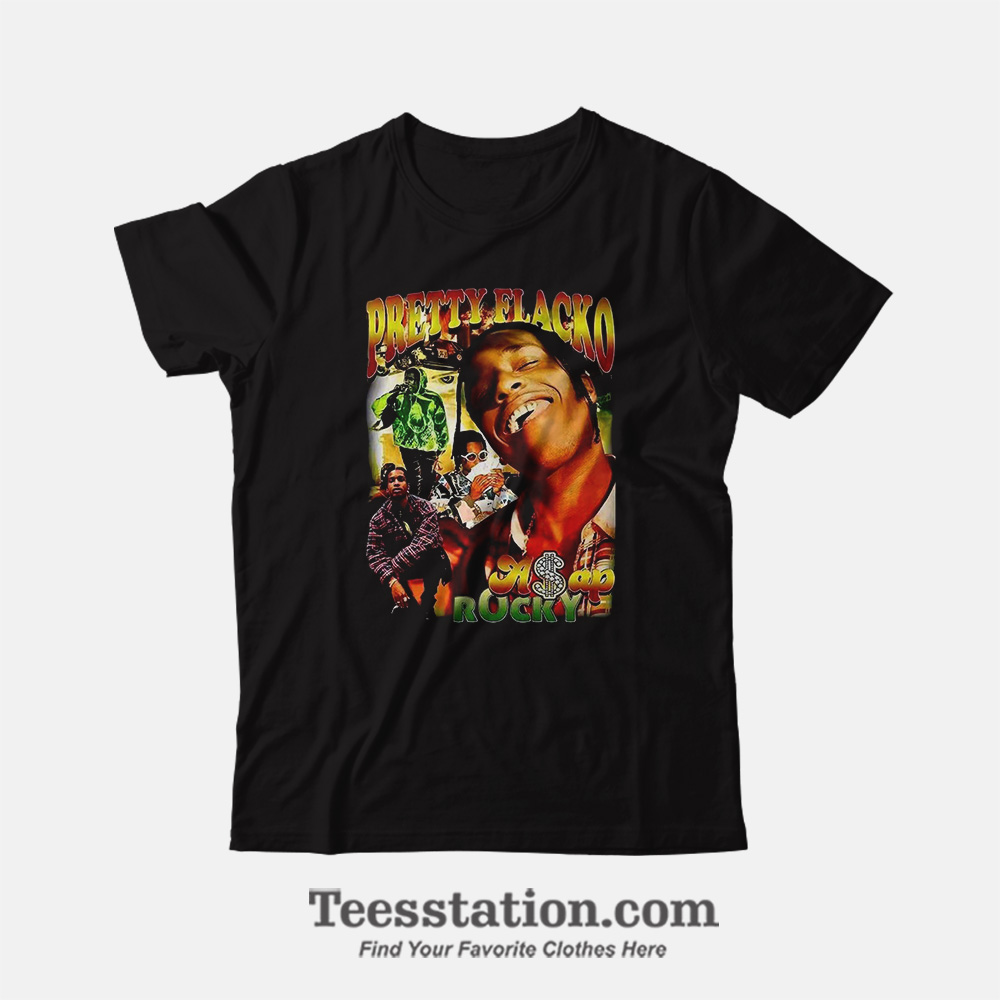 ASAP Rocky Pretty Flacko Vintage T-Shirt ASAP Rocky Pretty Flacko Vintage T-Shirt