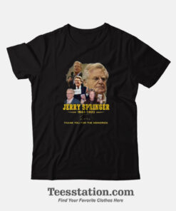 Thank You For The Memories Jerry Springer T-Shirt