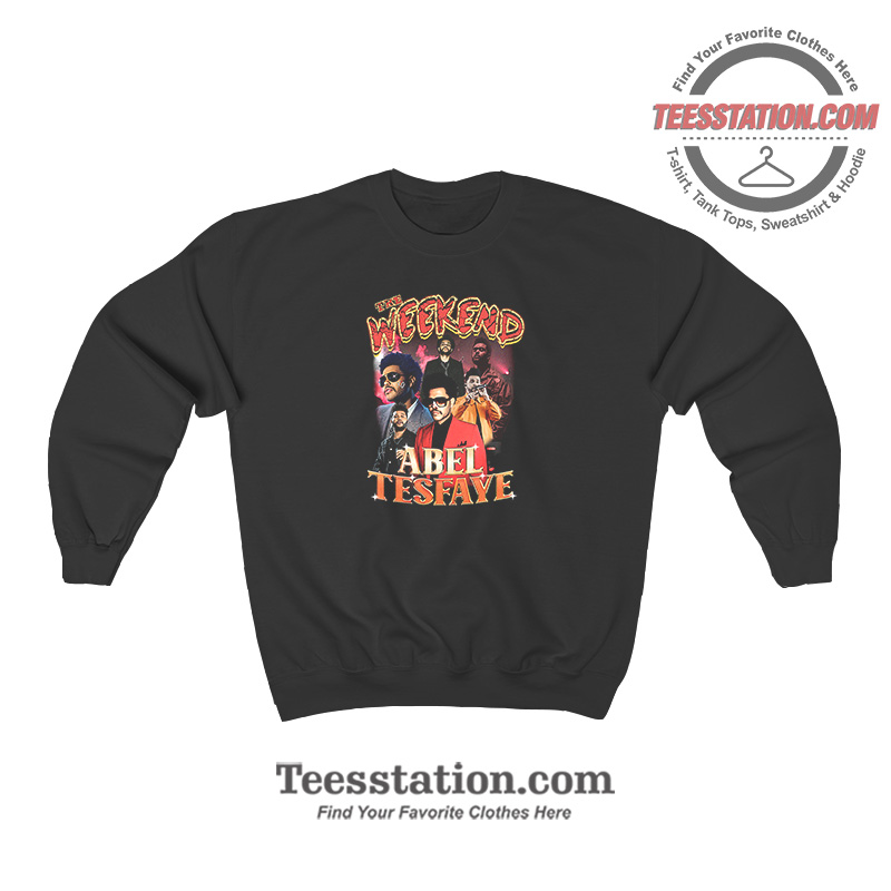 The Weeknd Abel Tesfaye Sweatshirt For Unisex The Weeknd Abel Tesfaye Sweatshirt For Unisex