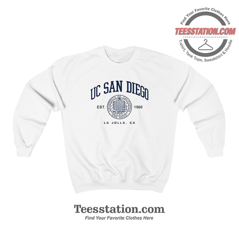 University Of California San Diego Sweatshirt University Of California San Diego Sweatshirt