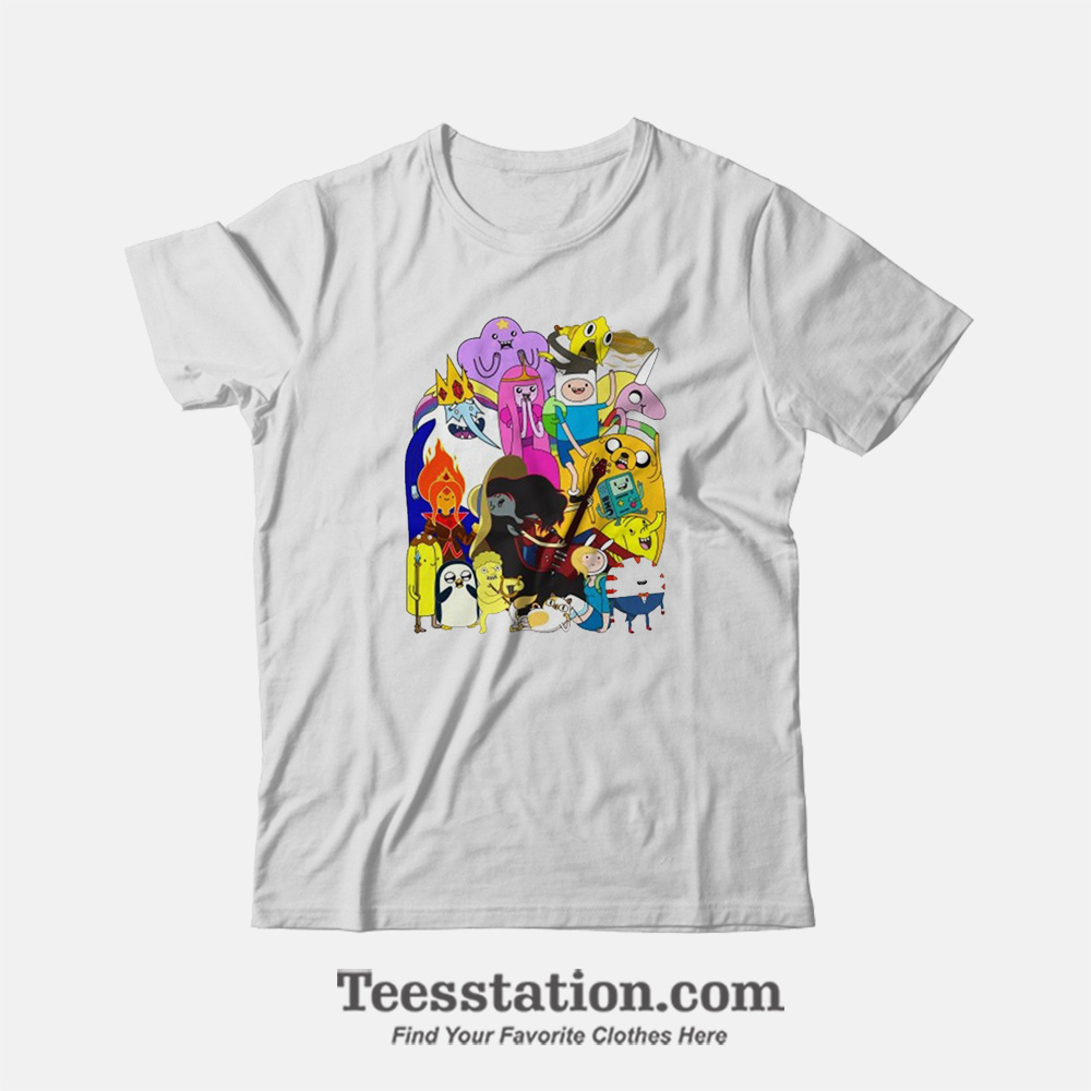 Adventure Time Finn And Friends T-Shirt Adventure Time Finn And Friends T-Shirt