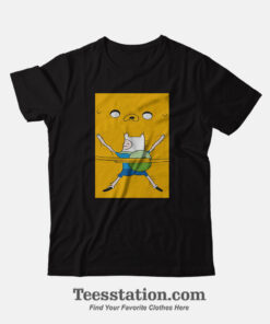 Adventure Time Finn Hug Juke The Dog T-Shirt