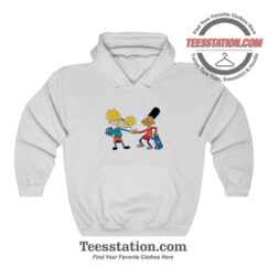 Hey Arnold And Gerald Play Skateboard Hoodie
