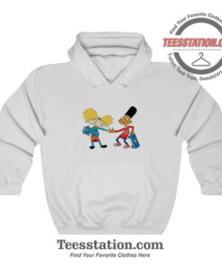 Hey Arnold And Gerald Play Skateboard Hoodie