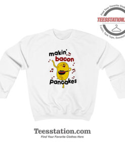 Jake The Dog Makin Bacon Pancakes Sweatshirt