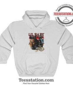Lil Baby Diamond Chain Vintage Hoodie For Unisex