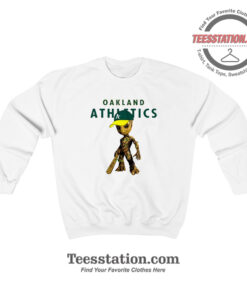 Oakland Athletics I Am Groot Baseball Funny Sweatshirt