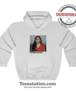 Tate McRae Too Young To Be Sad Album Hoodie