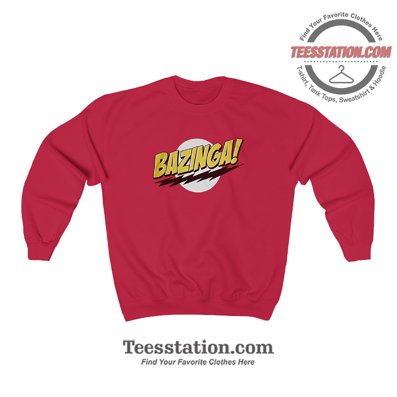 The Flash Bazinga Big Bang Theory Sweatshirt The Flash Bazinga Big Bang Theory Sweatshirt