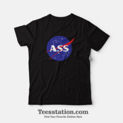 ASS Logo NASA Parody T-Shirt For Unisex