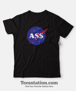 ASS Logo NASA Parody T-Shirt For Unisex