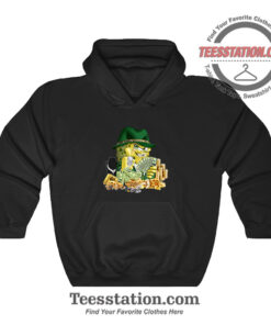 Gangster SpongeBob Rich Funny Hoodie For Unisex