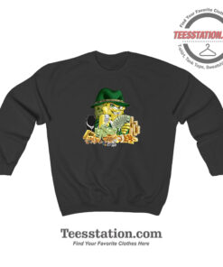 Gangster SpongeBob Rich Funny Sweatshirt For Unisex