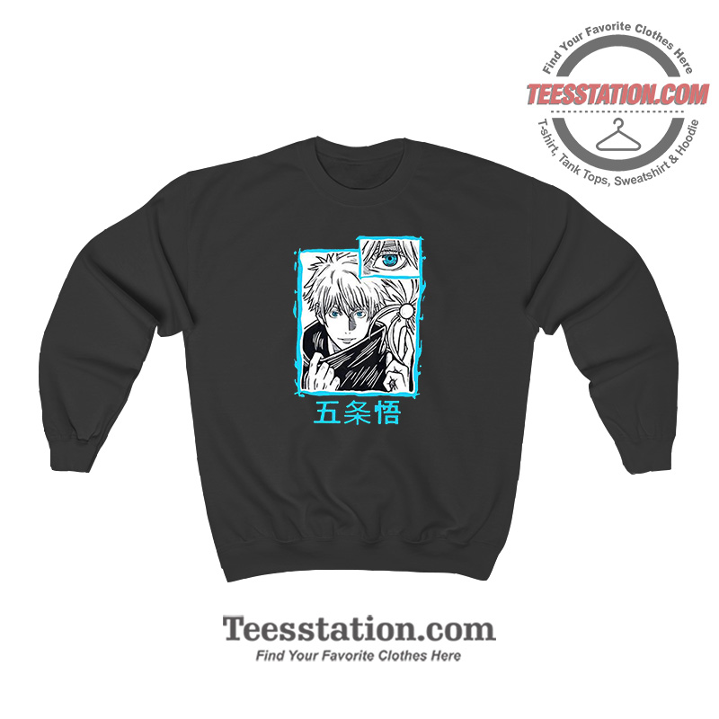 Jujutsu Kaisen Satoru Gojo Graphic Sweatshirt Jujutsu Kaisen Satoru Gojo Graphic Sweatshirt