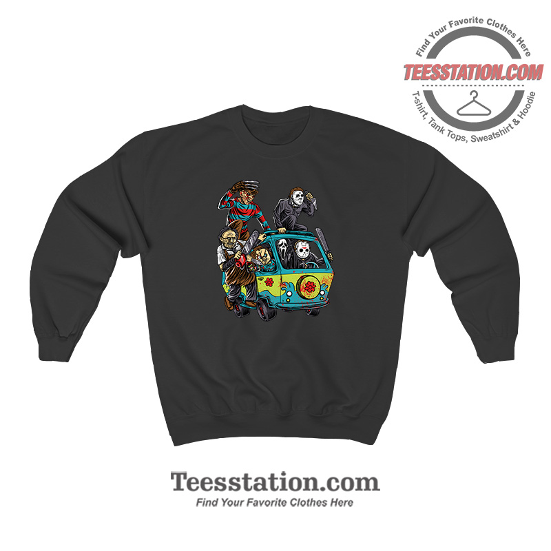 The Massacre Mystery Machine Horror Funny Sweatshirt The Massacre Mystery Machine Horror Funny Sweatshirt