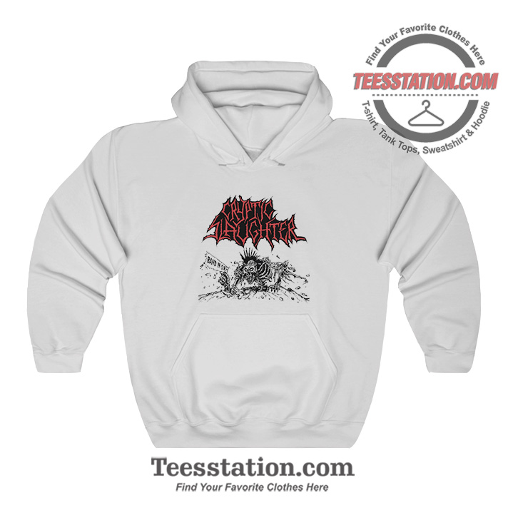 Cryptic Slaughter Band In S.M Vintage Sweatshirt Cryptic Slaughter Band In S.M Vintage Sweatshirt