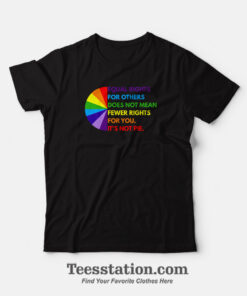 Equal Rights For Others Does Not Fewer Rights Parody T-Shirt
